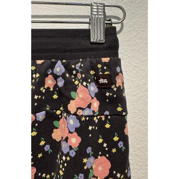 Tea Collection Sweatpants Girls Size 8 Joggers Floral Print 100% Cotton READ - Picture 5 of 13